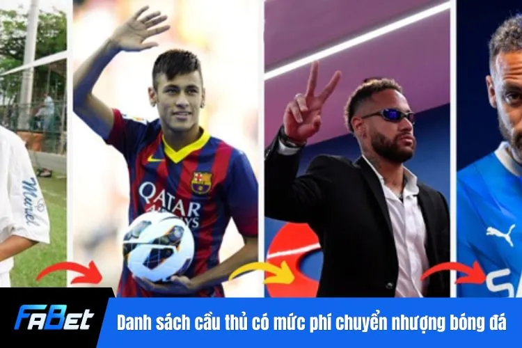 Danh sách cầu thủ có mức phí chuyển nhượng bóng đá đắt nhất thế giới